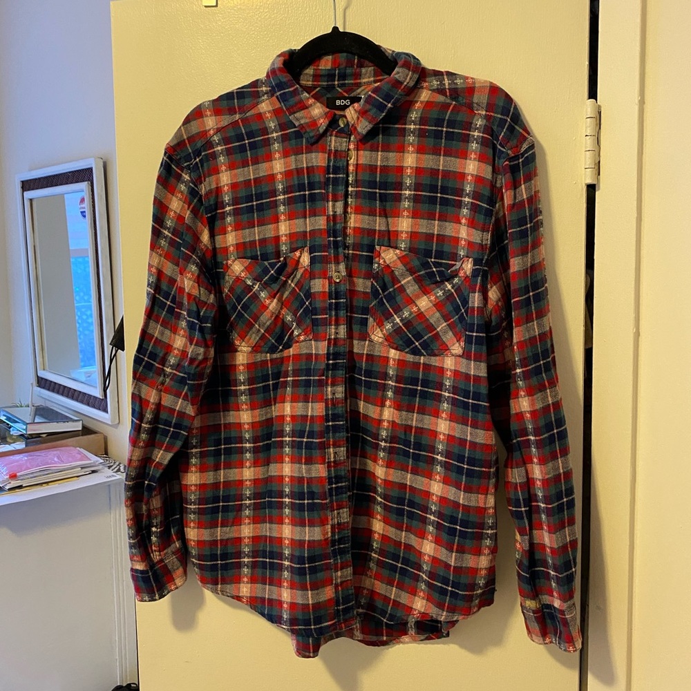 BDG flannel button up